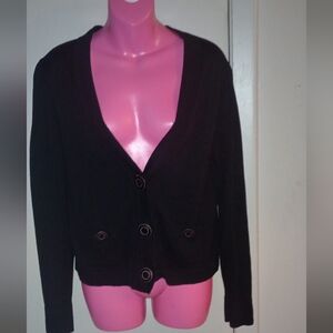 Cabi Women's Black Cardigan Sweater Size S